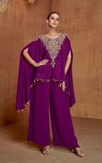 Purple kaftaan set