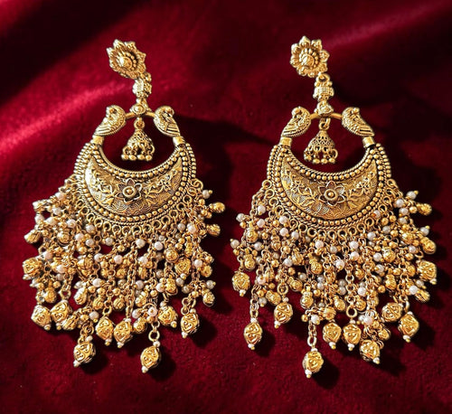 Ghungroo long earrings