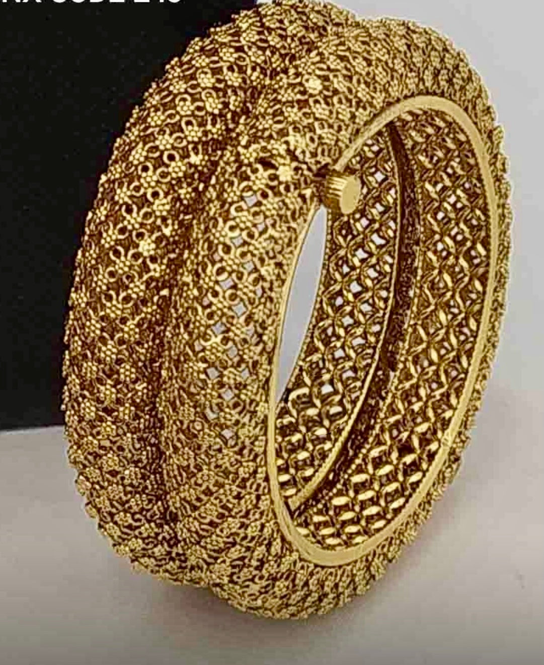 Gold finish kadas set