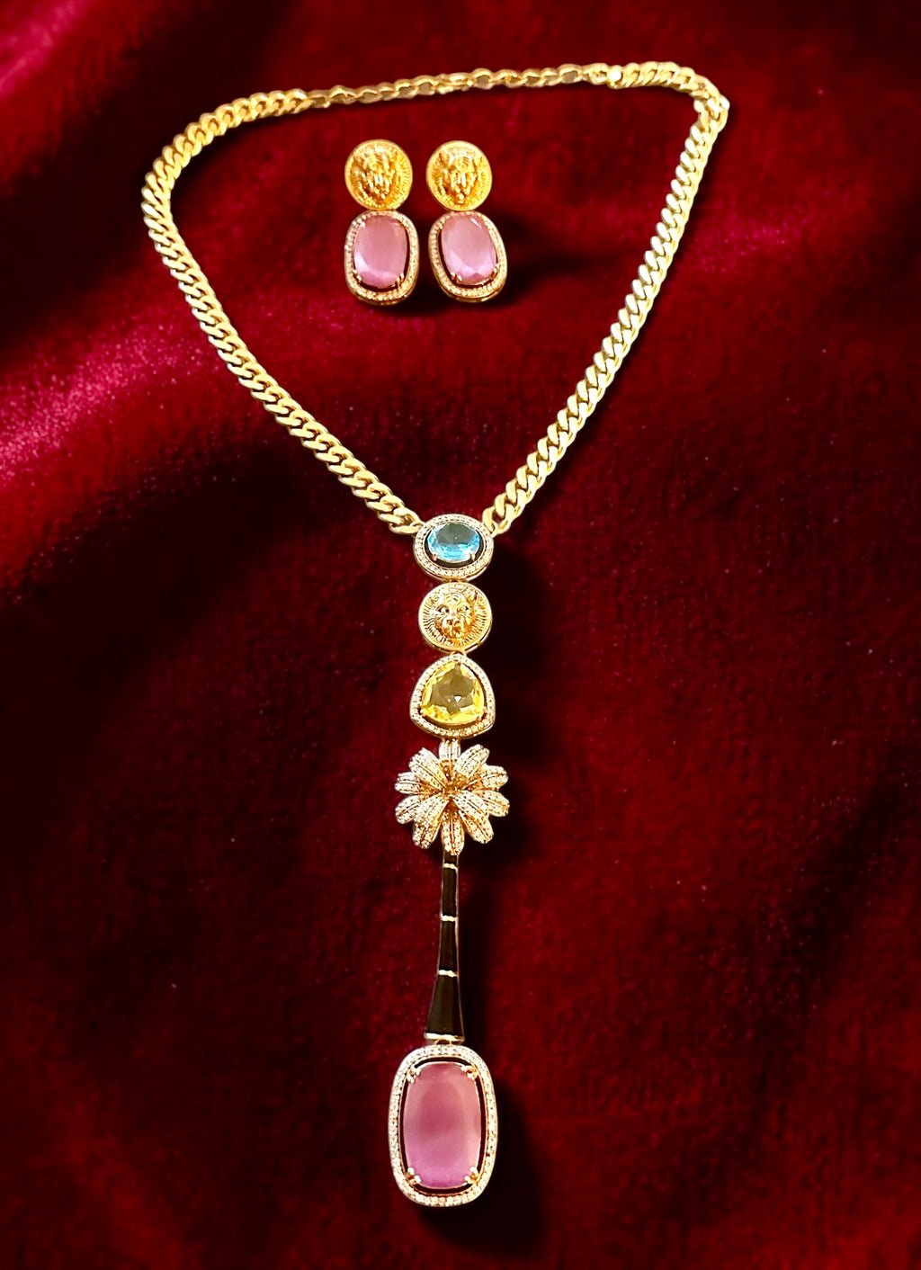 Sabyasachi inspired multi-stone set