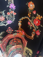 Black printed co-ord set