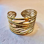 Gold finish bracelet