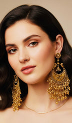 Ghungroo long earrings