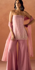 Dusty rose chiffon suit
