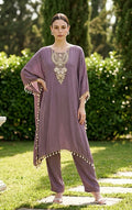 Mauve kaftaan  set