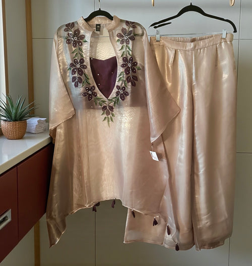 3-piece beige co-ord set