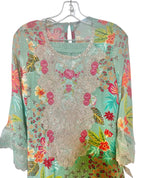 Sea-green farshi salwaar suit