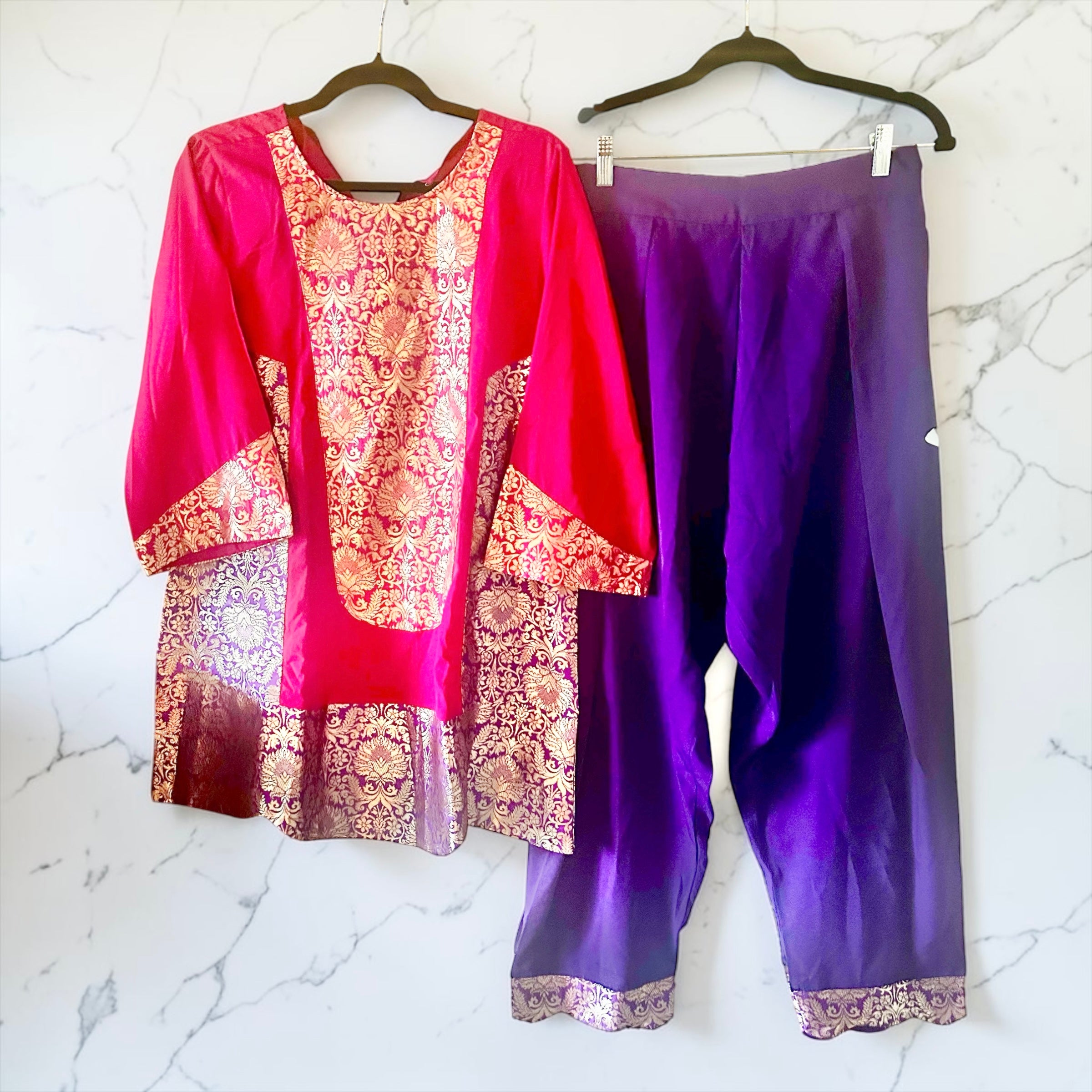 Purple n pink co-ord set