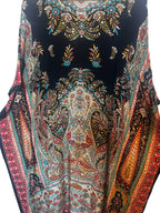 Navy blue kaftaan set