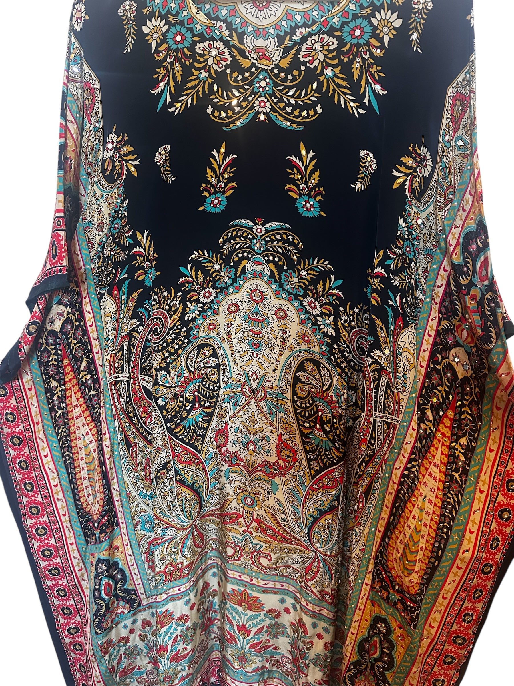 Navy blue kaftaan set