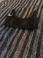 Black n gold sequins saree