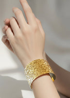 Gold sequins bracelet