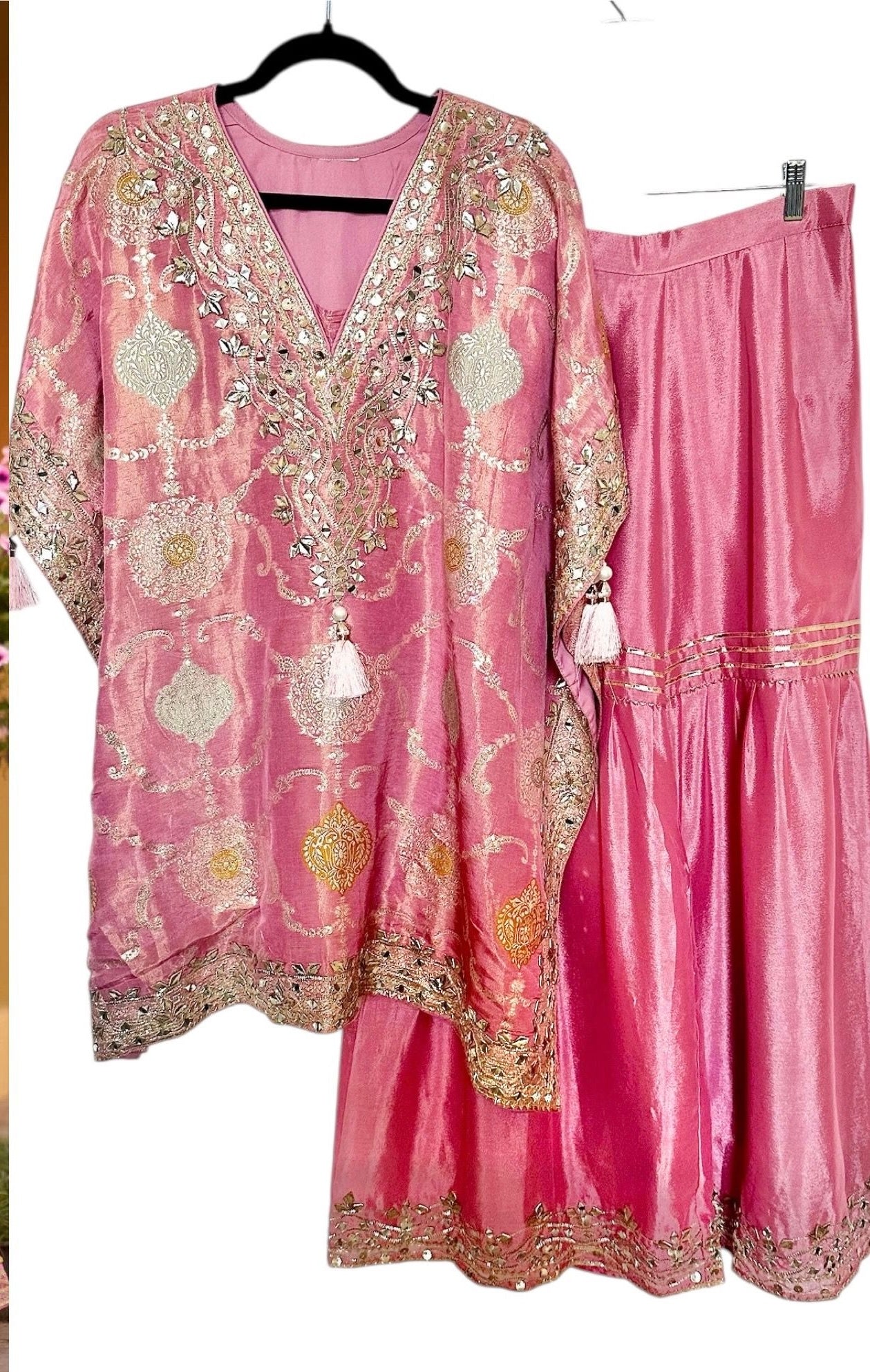 Pink kaftaan set