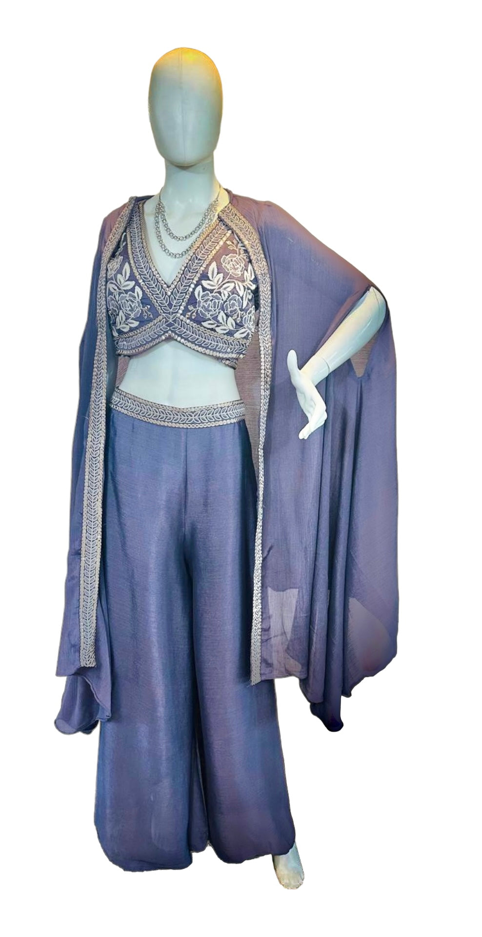 Lavender fusion palazzo set