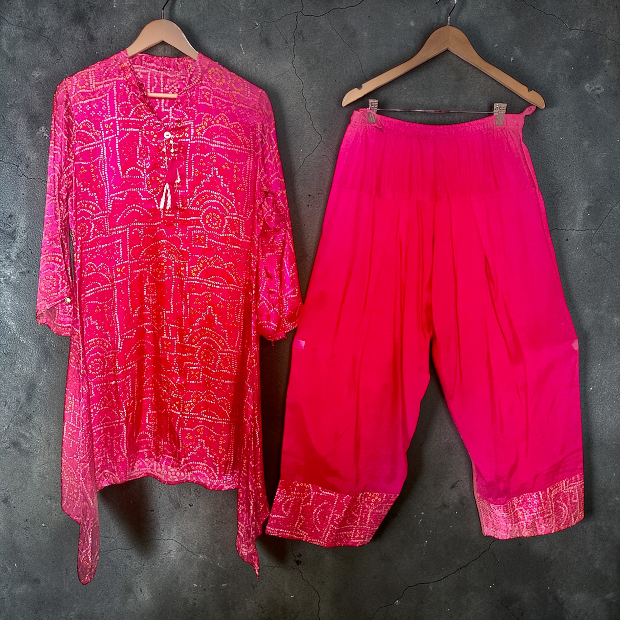 Hot pink bandini co-ord set