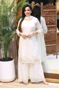 White Sharara suit