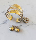 3-piece gold finish set