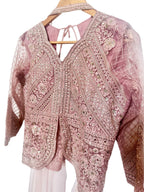 Blush pink fusion outfit