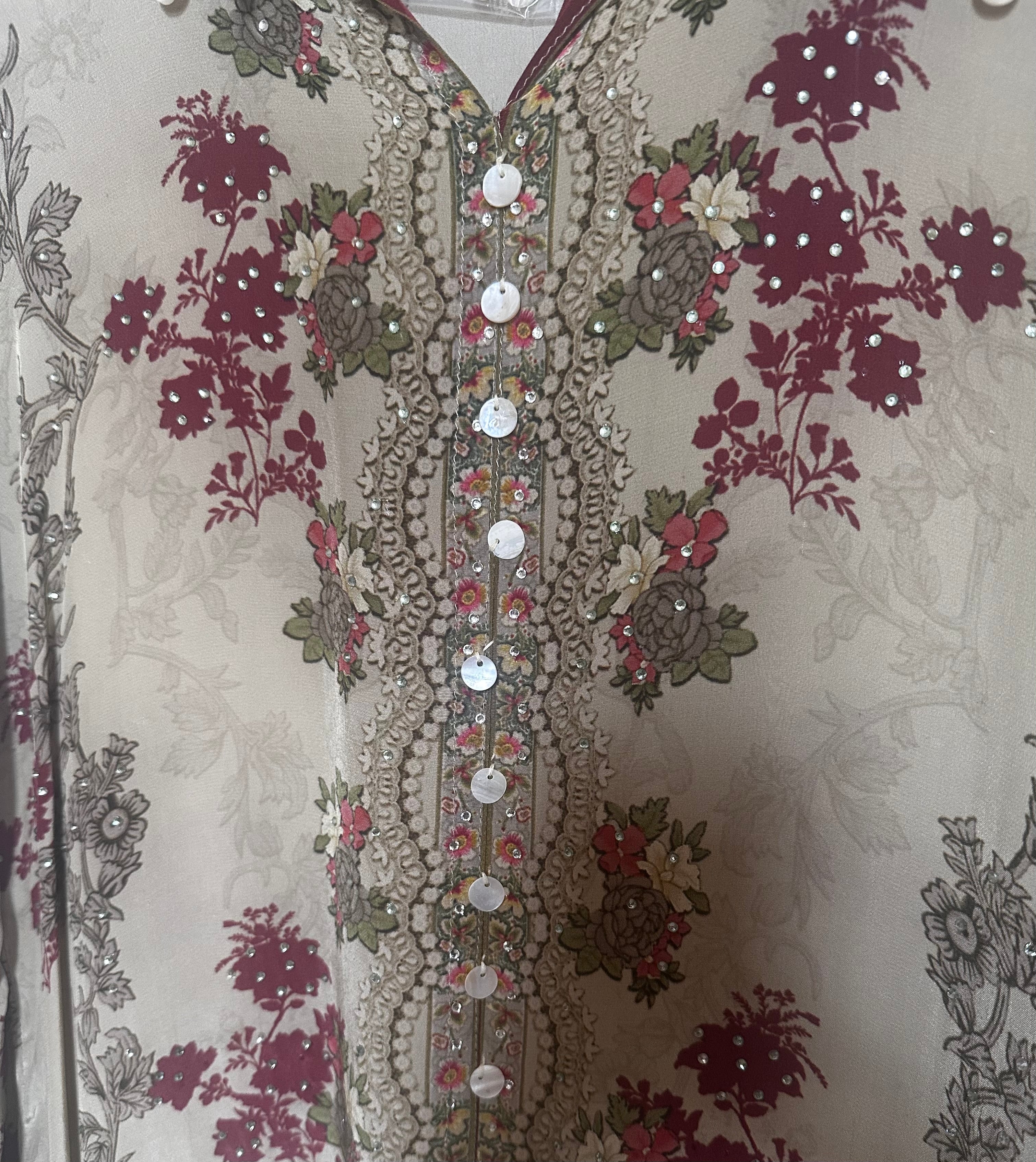 Taupe printed co-ord set