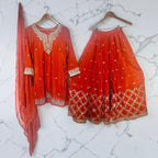 Rustish orange Sharara suit