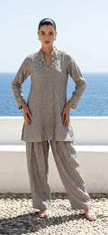 Silver grey co- ord set