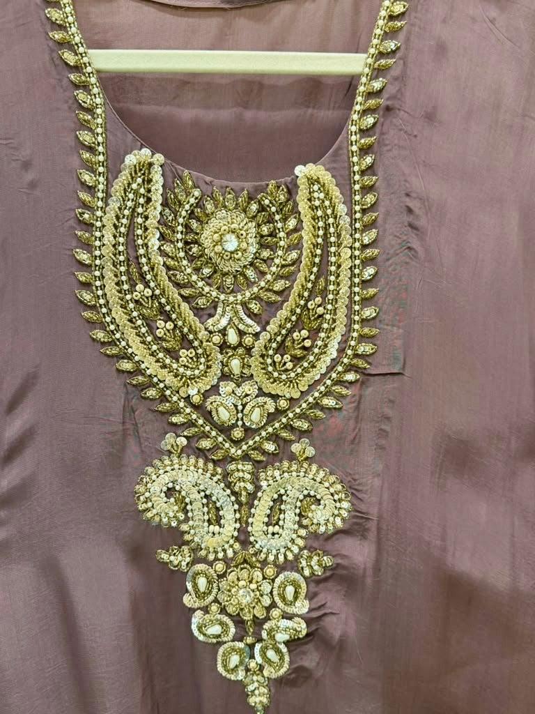 Mauve kaftaan  set