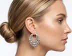 Multi- stone ad earrings