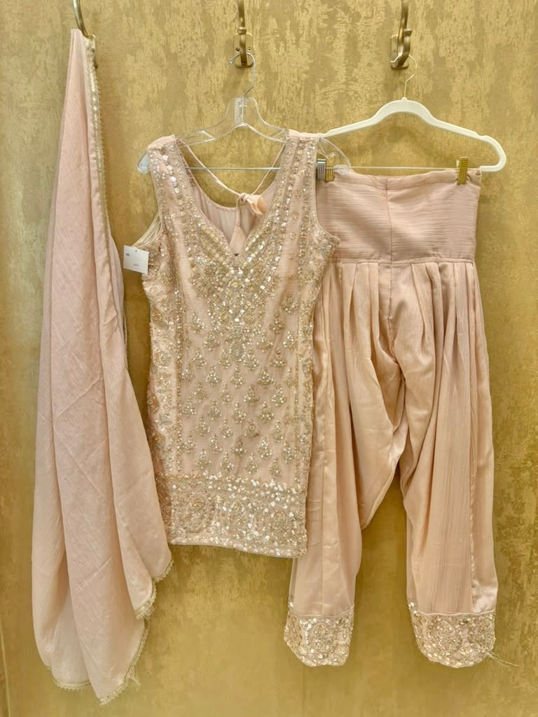 Pink salwaar suit