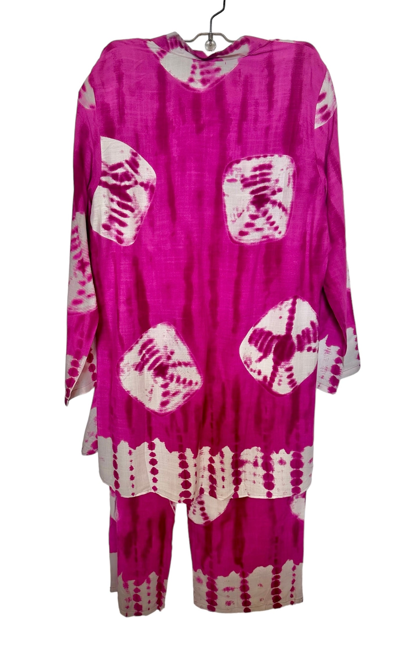 Fuchsia tie & dye co- ord set