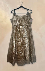 Black n gold skirt set
