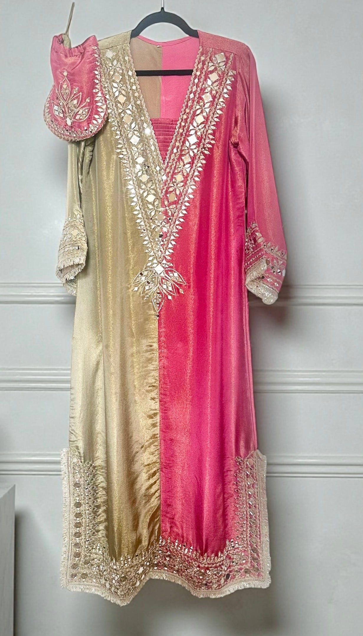 2-shaded long dress
