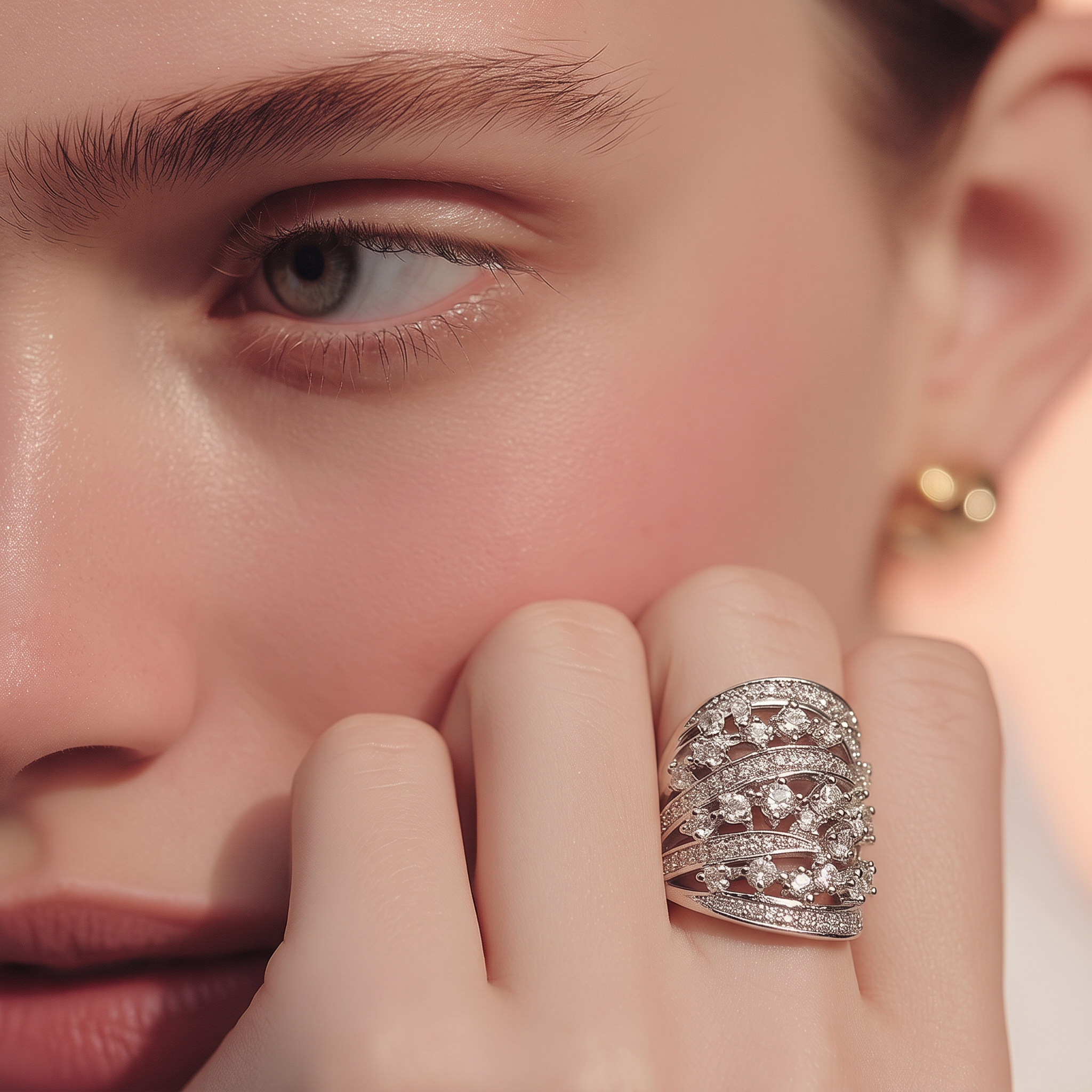 Clear ad ring