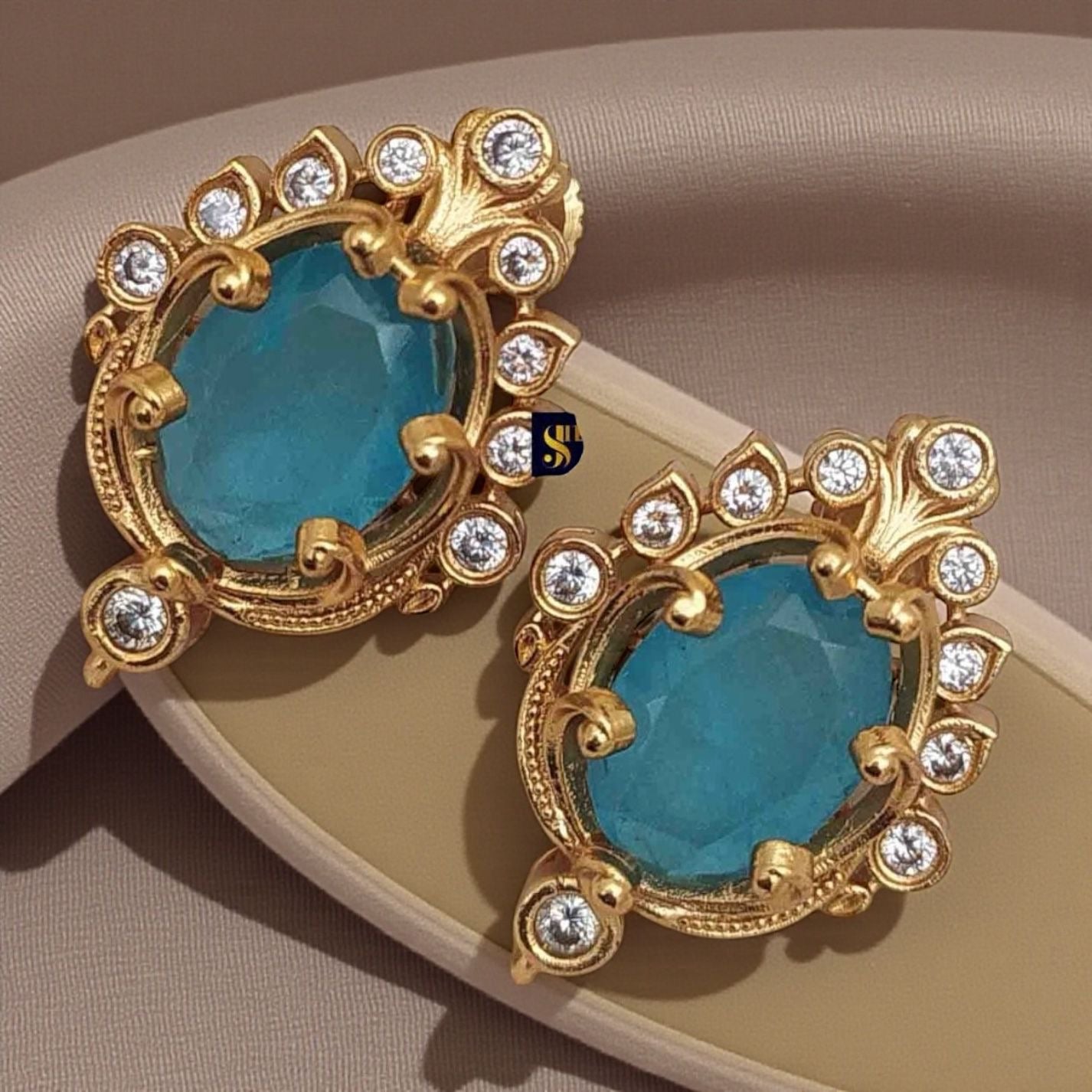 Turquoise studs