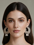 Clear ad earrings