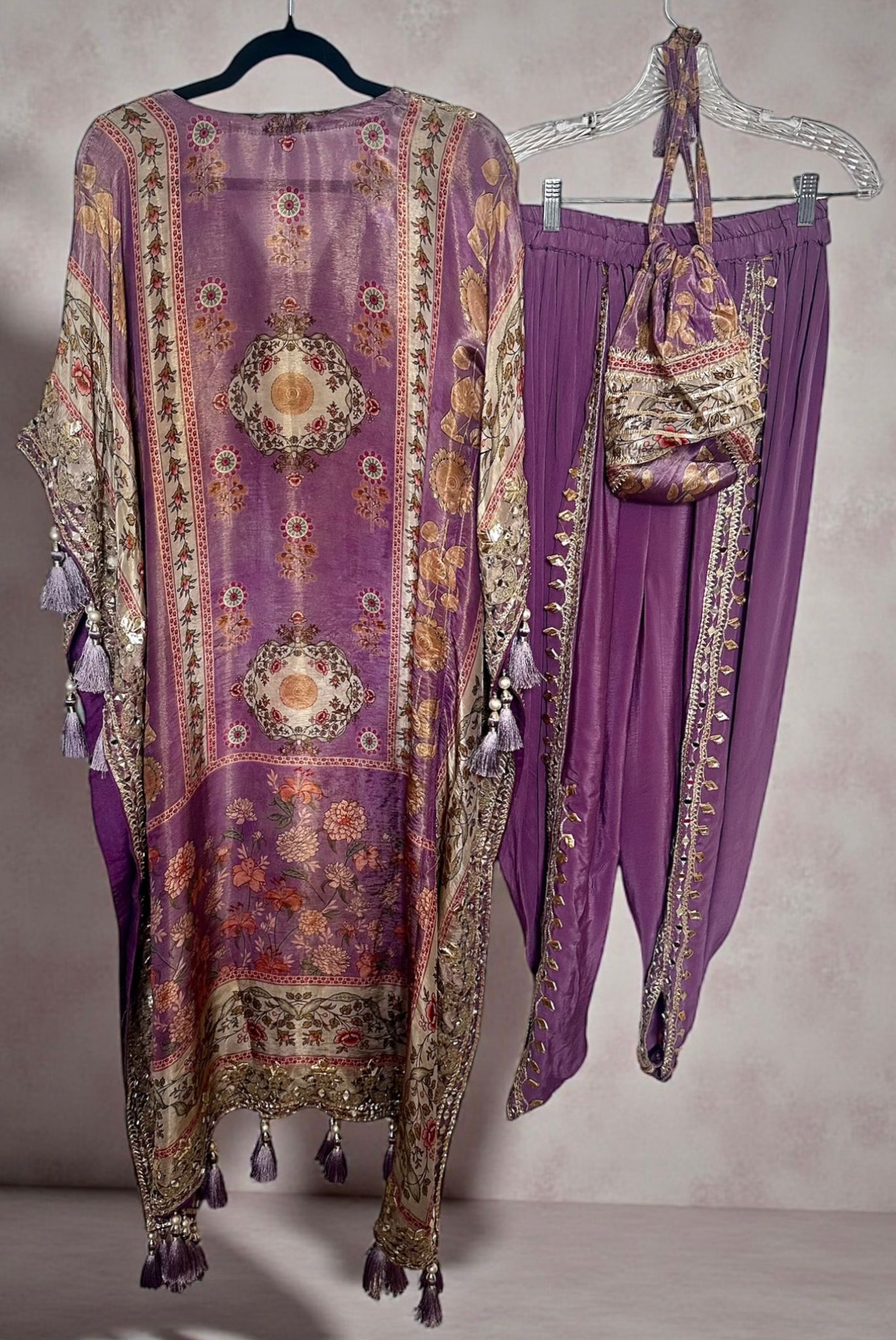 Purple kaftaan set
