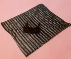 Black n gold sequins saree