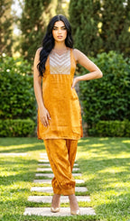 Mustard yellow 2-piece  set