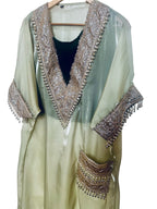 Mint green kaftaan set