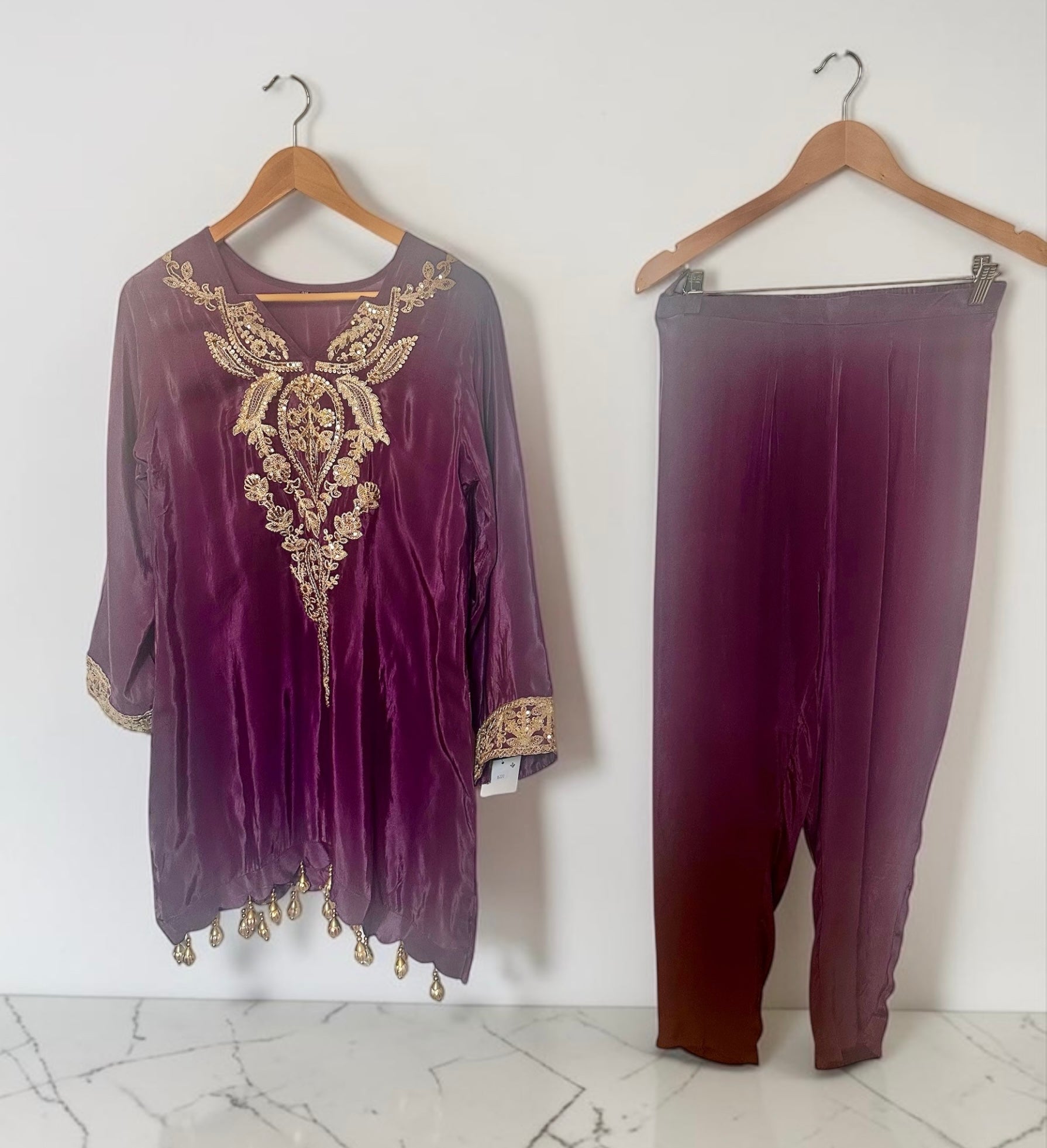 Purple co- ord set