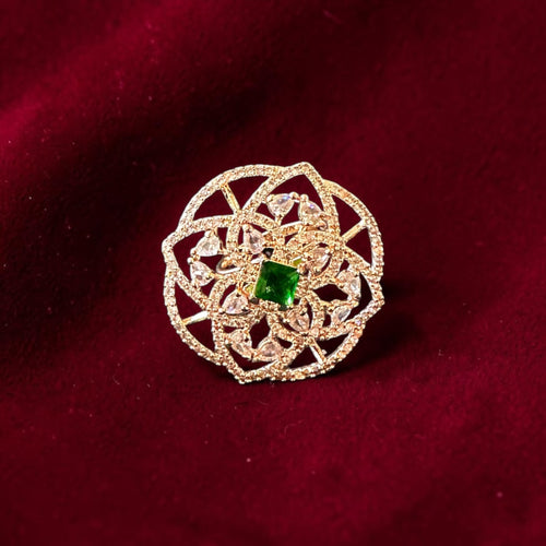 Emerald green ad ring