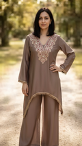 Taupe colored 2-piece set