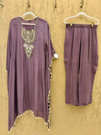 Mauve kaftaan  set