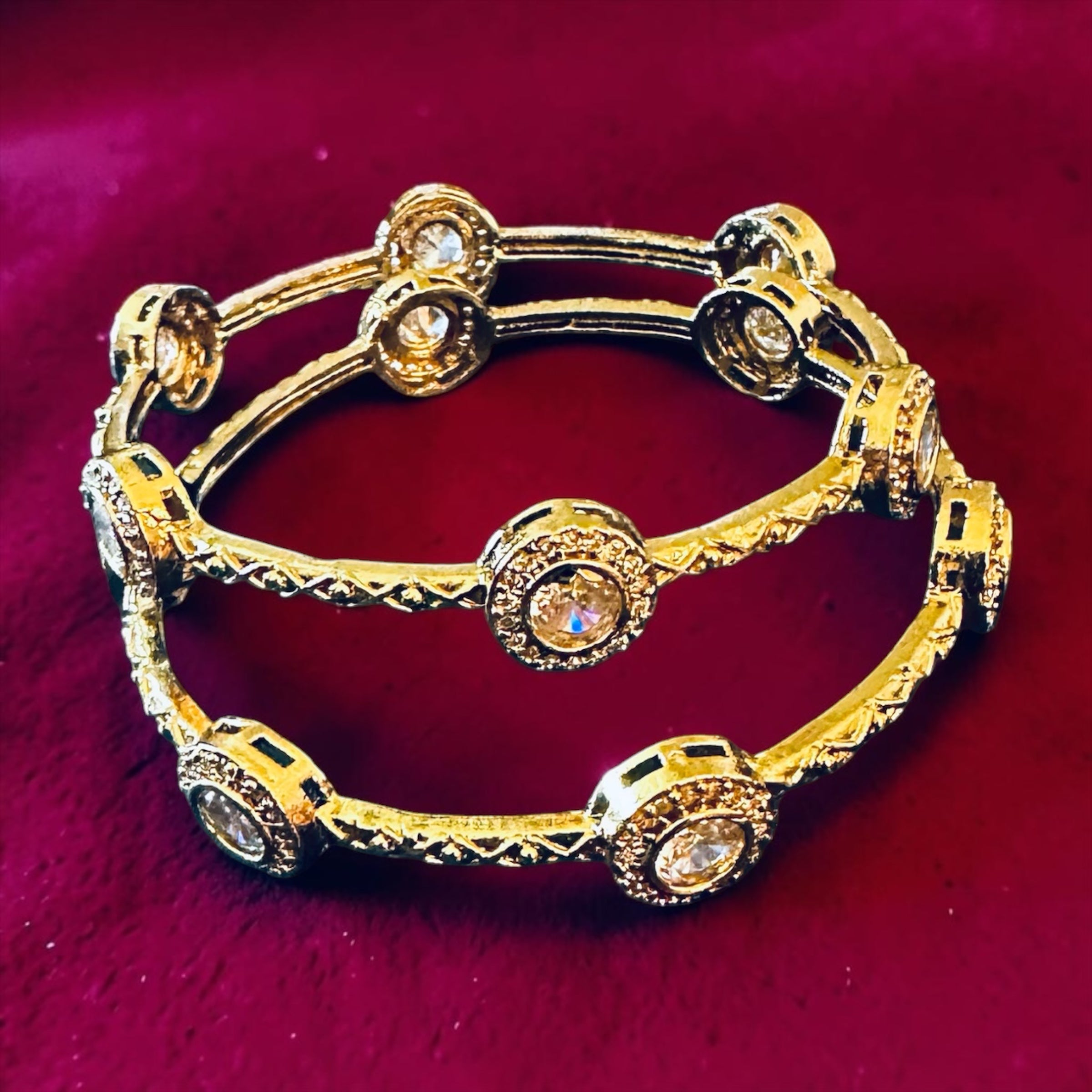 Polki bangles