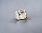 Silver ad ring