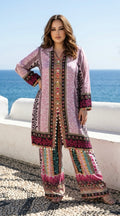 Pink printed co-ord set