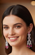 Ruby ad earrings