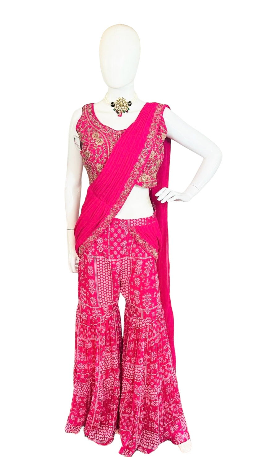 Fuchsia garara drape