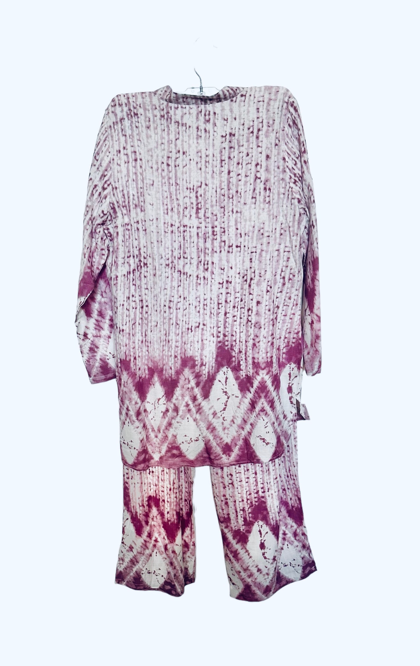 Mauve tie & dye co-ord set