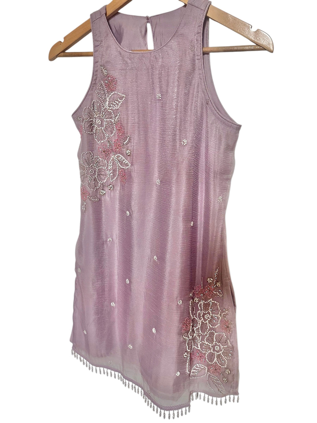 Lavender palazzo suit