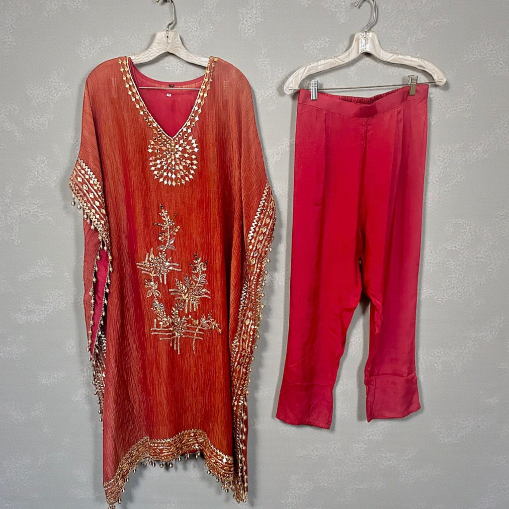 Rust tissue kaftaan set